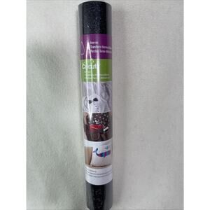 Cricut Iron-On Glitter 12"X19" Black 093573432897 Craft Sheet